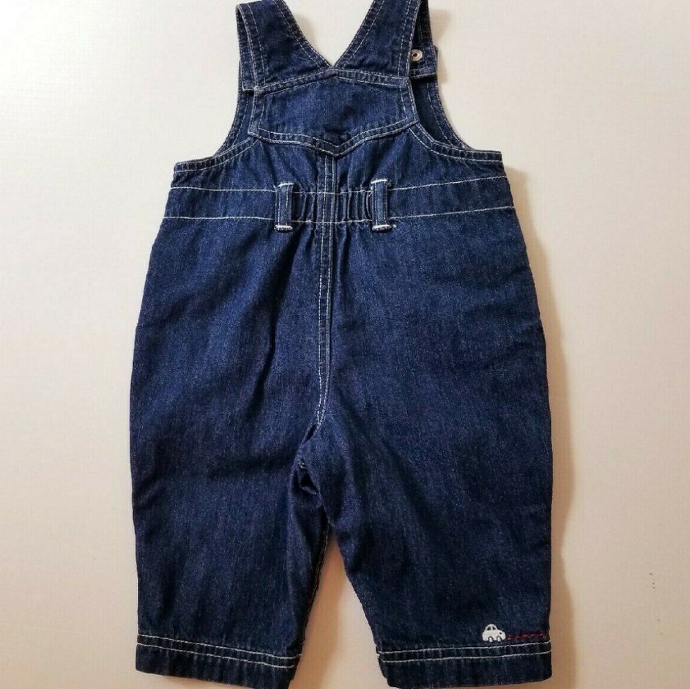 Vintage Gymboree 2001 Cars Denim Romper 3-6M Boys - Picture 3 of 9